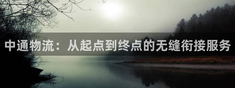 狗子28注册链接教程：中通物流：从起