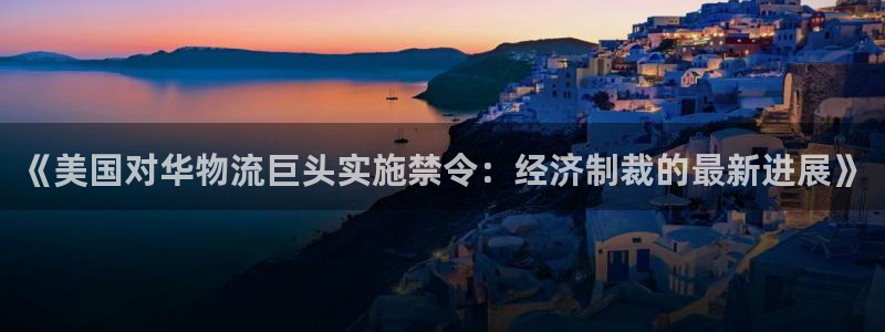 狗子28取保：《美国对华物流巨头实施